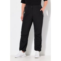 Damskie Spodnie funkcyjne hydrofobowy powerstretch gumka w pasie. Czarne spodnie dresowe damskie Ulla Popken, bez wzorów, z elastanu, sportowe, długie. Za 294.99 zł.