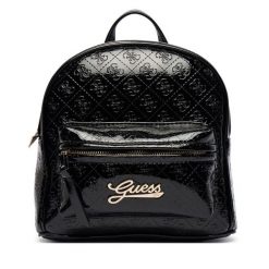 Plecak Guess. Czarne plecaki damskie Guess, z aplikacjami. Za 324.99 zł.