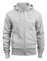 Clique bluza z kapturem Harper rozpinana unisex – grey melange. Szare bluzy damskie CLIQUE, l, bez wzorów, z bawełny, bez ramiączek, z kapturem. Za 301.28 zł.