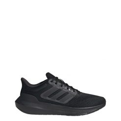 Buty Ultrabounce. Czarne obuwie sportowe damskie Adidas, bez wzorów, z materiału, bez zapięcia, do biegania. Za 339.00 zł.
