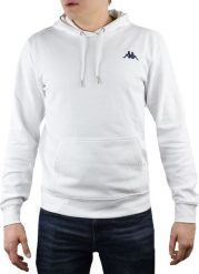 Kappa Kappa Vend Hooded 707390-11-0601 białe XXL (707390-11-0601) - 707390-11-0601_XXL. Białe bluzy męskie Kappa, m, bez wzorów, bez kaptura. Za 117.93 zł.