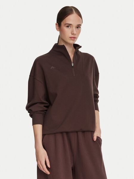 Kappa Bluza 372664W Brązowy Oversize. Brązowe bluzy damskie Kappa, m, bez wzorów, z syntetyku, bez ramiączek, bez kaptura. Za 161.99 zł.