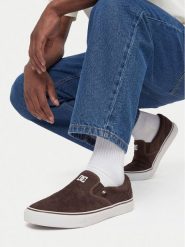 DC Shoes Tenisówki CEO-LEA-ZL-0010M Brązowy ciemny. Brązowe trampki męskie DC Shoes, bez wzorów, ze skóry, bez zapięcia. Za 219.99 zł.