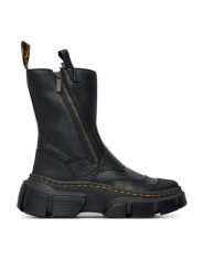 Dr. Martens Botki DMXL Rigger DM41192001 Czarny. Czarne botki damskie Dr. Martens, bez wzorów, ze skóry, bez obcasa, na płaskiej podeszwie, bez zapięcia. Za 1,039.00 zł.