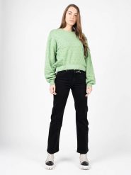Silvian Heach Sweter | PGA22142MA | Kobieta | Zielony. Zielone swetry nierozpinane damskie Silvian Heach, m, bez wzorów, z dzianiny, bez kołnierzyka, bez ramiączek. W wyprzedaży za 199.00 zł.