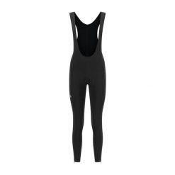 Spodnie rowerowe damskie Rogelli Core na szelkach. Czarne spodnie sportowe damskie Rogelli, bez wzorów, sportowe, rowerowe. Za 338.00 zł.