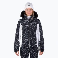 Kurtka narciarska Rossignol damska W Staci PR Puffy JKT czarna. Czarne kurtki sportowe damskie Rossignol, l, bez wzorów, z futra, bez ramiączek, z kapturem, narciarskie. Za 1,119.00 zł.