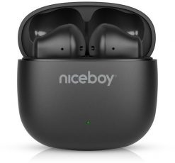 Niceboy Słuchawki Douszne Beans 4 POP Onyx Black Czarne USB-C IPX4 BT AAC. Czarne słuchawki bezprzewodowe Niceboy. Za 176.72 zł.