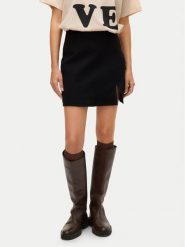 Vero Moda Spódnica jeansowa Nelly 10311322 Czarny Regular Fit. Czarne spódnice damskie Vero Moda, l, bez wzorów, z bawełny. Za 119.99 zł.