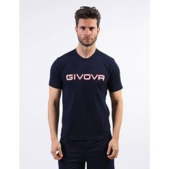 Koszulka Givova Unisex w kolorze niebieskim z bawełny. Niebieskie bluzki damskie Givova, bez wzorów, z bawełny, eleganckie, bez kołnierzyka, bez ramiączek. Za 52.75 zł.