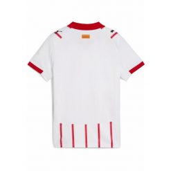 Młodzieżowa koszulka domowa Girona FC 25/26 PUMA White Red. Biała bluzki damskie Puma, l, bez wzorów, klasyczne, bez kołnierzyka, bez ramiączek. Za 349.00 zł.