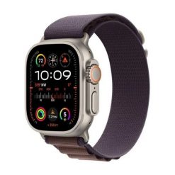Smartwatch Apple Watch Ultra 2 GPS + Cellular 49mm Titanium Case Alpine Loop Large Fioletowy (MREW3WB/A). Fioletowe zegarki smartwatch Apple, bez wzorów. Za 3,698.00 zł.