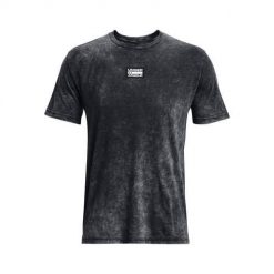 Koszulka sportowa męska Under Armour Elevated Core Wash. Szare koszulki sportowe męskie Under Armour, m, bez wzorów, bez ramiączek, trekkingowe. Za 287.00 zł.