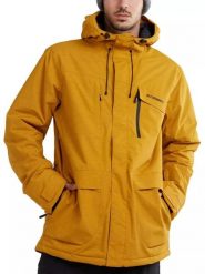 Kurtka narciarska męska Ryder Jacket. Czarne kurtki sportowe męskie FUNDANGO, na zimę, m, bez wzorów, z materiału, z kapturem, narciarskie. Za 719.90 zł.