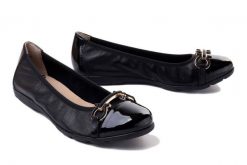 CAPRICE 9-22172-20 black nappa, baleriny damskie. Czarne balerinki damskie Caprice, bez wzorów, bez obcasa, bez zapięcia. Za 191.94 zł.