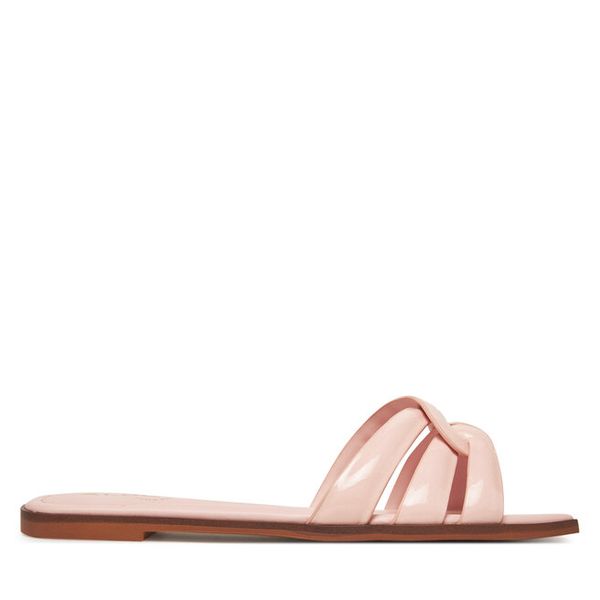 Klapki Aldo. Czerwone klapki damskie Aldo, bez wzorów, bez obcasa, bez zapięcia. Za 179.99 zł.