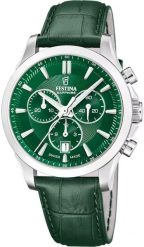 Zegarek Festina Zegarek męski Festina F20094-4 zielony. Zielone zegarki męskie Festina, bez wzorów. Za 1,499.00 zł.