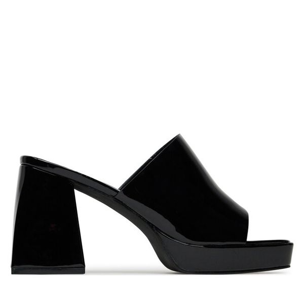 Klapki DeeZee. Czarne klapki damskie DeeZee, bez wzorów, bez obcasa, bez zapięcia. Za 159.99 zł.