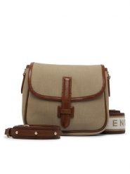 Weekend Max Mara Torebka Agap 2625516044650 Khaki. Brązowe listonoszki damskie Weekend Max Mara, bez wzorów, z materiału, bez dodatków. Za 1,239.00 zł.