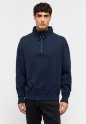 MĘSKA BLUZA ROZPINANA MUSTANG Franklin Dark Sapphire 1015636 4136. Niebieskie bluzy męskie Mustang, l, bez wzorów, bez ramiączek, bez kaptura. Za 149.99 zł.