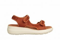 Sandały Azaleia Greice Soft Papete Light Brown 198047, Brązowy, Materiał - 38. Brązowe sandały damskie Azaleia, bez wzorów, z materiału, bez obcasa, bez zapięcia. W wyprzedaży za 149.99 zł.