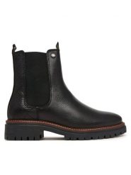 Barbour Sztyblety Evie LFO0575BK52 Czarny. Czarne botki damskie Barbour, bez wzorów, ze skóry, bez obcasa, na słupku, bez zapięcia. Za 834.99 zł.