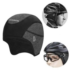 Czapka rowerowa/sportowa pod kask (YPP032) ROCKBROS. Czarne czapki damskie ROCKBROS, bez wzorów, z elastanu, sportowe. Za 39.00 zł.