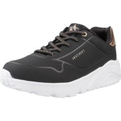 Tenisówki Skechers Model Uno Lite-metallic Mo Kolor Czarny. Czarne trampki i tenisówki damskie Skechers, bez wzorów, z syntetyku, bez zapięcia. W wyprzedaży za 188.25 zł.