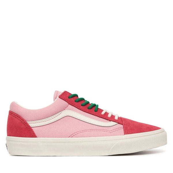 Tenisówki Vans. Czerwone trampki i tenisówki damskie Vans, bez wzorów, bez zapięcia. Za 260.99 zł.