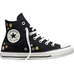 Buty sportowe Converse Chuck Taylor All Star. Czarne obuwie sportowe damskie Converse, bez wzorów, bez zapięcia. Za 590.00 zł.