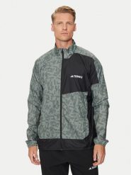Adidas Kurtka do biegania Terrex Trail Running IW9238 Zielony Regular Fit. Zielone kurtki sportowe męskie Adidas, m, bez wzorów, z syntetyku, bez kaptura, do biegania. Za 249.99 zł.