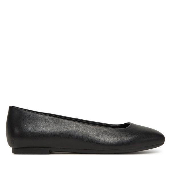 Baleriny ECCO. Czarne balerinki damskie ecco, bez wzorów, bez obcasa, bez zapięcia. Za 339.99 zł.