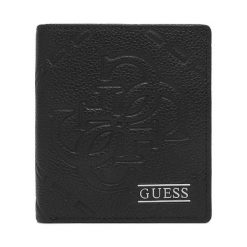 Portfel Guess. Czarne portfele męskie Guess, z aplikacjami. Za 237.99 zł.