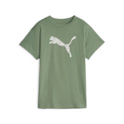 Damska koszulka Puma Wmns Her Tshirt Eucalyptus Green. Czarne bluzki damskie Puma, bez wzorów, z bawełny, sportowe, bez kołnierzyka, bez ramiączek. Za 196.99 zł.