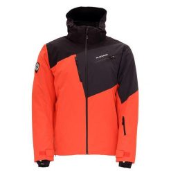 Męska kurtka narciarska Blizzard Leogang red/black 10.000mm. Czarne kurtki sportowe męskie BLIZZARD, m, bez wzorów, bez kaptura, narciarskie. W wyprzedaży za 719.99 zł.