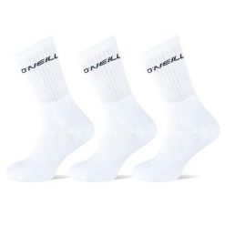 Skarpety długie dla mężczyzn O'neill Sport socks 3-pak. Białe skarpety męskie O'Neill, bez wzorów. W wyprzedaży za 24.99 zł.