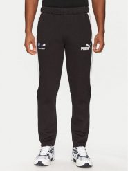 Puma Spodnie dresowe BMW MMS MT7+ 624140 Czarny Regular Fit. Czarne spodnie sportowe męskie Puma, l, bez wzorów, z bawełny. Za 279.99 zł.