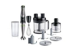 Blender ręczny BRAUN MQ9195XLI. Czarne blendery BRAUN. Za 828.99 zł.