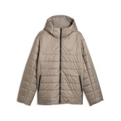 Męska kurtka wyściełana Essentials z kapturem PUMA. Zielone kurtki męskie Puma, m, bez wzorów, z materiału, eleganckie, z kapturem. Za 399.00 zł.