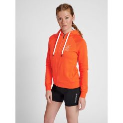 Bluza damska z kapturem Hummel hmlGG12. Czerwone bluzy damskie Hummel, xs, bez wzorów, z bawełny, sportowe, bez ramiączek, z kapturem. Za 201.00 zł.