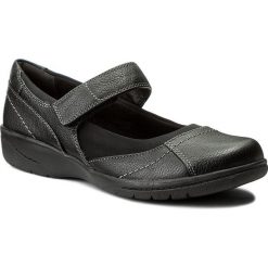 Półbuty CLARKS - Cheyn Web 261299734 Black. Czarne półbuty damskie Clarks, bez wzorów, z materiału, bez obcasa, na płaskiej podeszwie, bez zapięcia. W wyprzedaży za 219.00 zł.