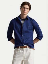 Polo Ralph Lauren Koszula 710B20512006 Granatowy Custom Fit. Niebieskie koszule męskie Polo Ralph Lauren, l, bez wzorów, z bawełny, bez kołnierzyka, bez ramiączek. Za 729.99 zł.