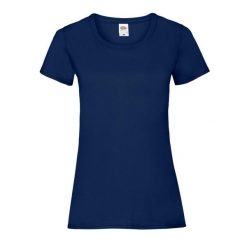 Koszulka Damska Valueweight. Niebieskie bluzki damskie fruit of the loom, m, bez wzorów, sportowe, bez kołnierzyka, bez ramiączek. Za 35.99 zł.
