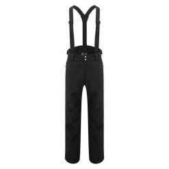 Męskie Spodnie Narciarskie Wodoodporne Z Szelkami Achieve II. Czarne spodnie sportowe męskie Dare 2B, m, bez wzorów, narciarskie. Za 158.99 zł.