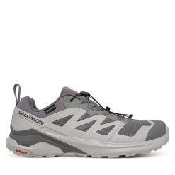 Trekkingi Salomon. Szare buty zimowe męskie Salomon, bez zapięcia. Za 539.99 zł.