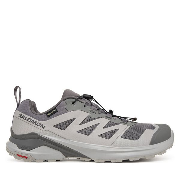Trekkingi Salomon. Szare buty zimowe męskie Salomon, bez zapięcia. Za 539.99 zł.