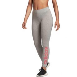 Legginsy damskie do treningu Adidas W Essentials Linear Tight szare. Szare legginsy damskie Adidas, bez wzorów, z bawełny. Za 119.00 zł.