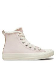 Converse Trampki Ctas Hi A09263C Różowy. Czerwone trampki i tenisówki damskie Converse, bez wzorów, ze skóry, bez zapięcia. Za 189.99 zł.
