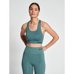 Stanik fitness cardio Hummel hmltif. Niebieskie biustonosze Hummel, bez wzorów. Za 161.00 zł.