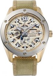 Zegarek męski Orient Star RE-BZ0005G00B beżowy. Brązowe zegarki męskie Orient, bez wzorów. Za 12,230.00 zł.